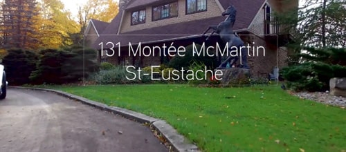 Image drone – 131 montée McMartin St-Eustache